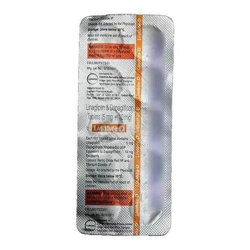 linabite d 10mg tablet 10's